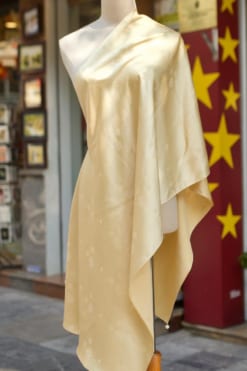 DIOGONLAL SILK SCARF (200x55CM)