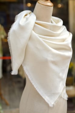 DRAW SQUARE SILK SCARF (115X115CM)